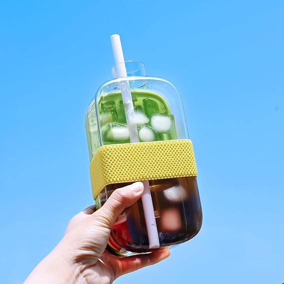 2-in-1 Ice Cube Bottle & Water Bottle