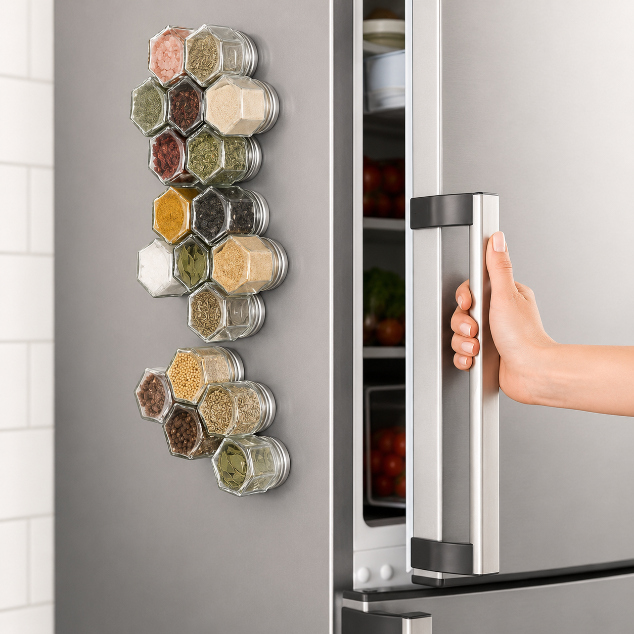 Magnetic Spice Jar Set (29 PCS)