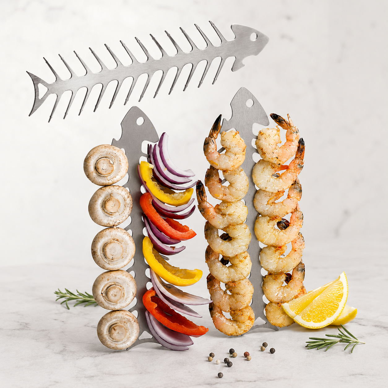 alfredo™ Fish Bone BBQ Skewer