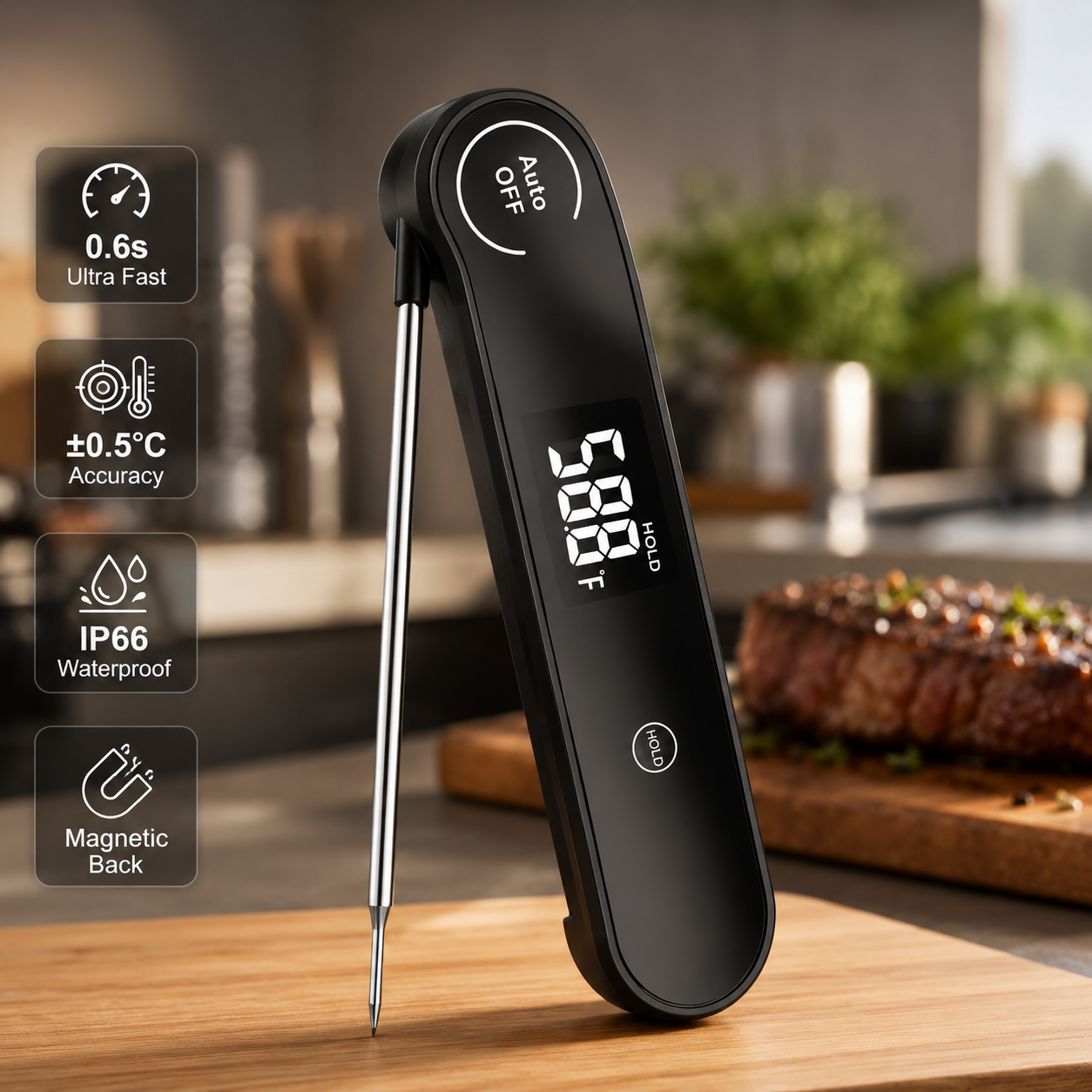 BlazePeak™ Instant-Read Meat Thermometer