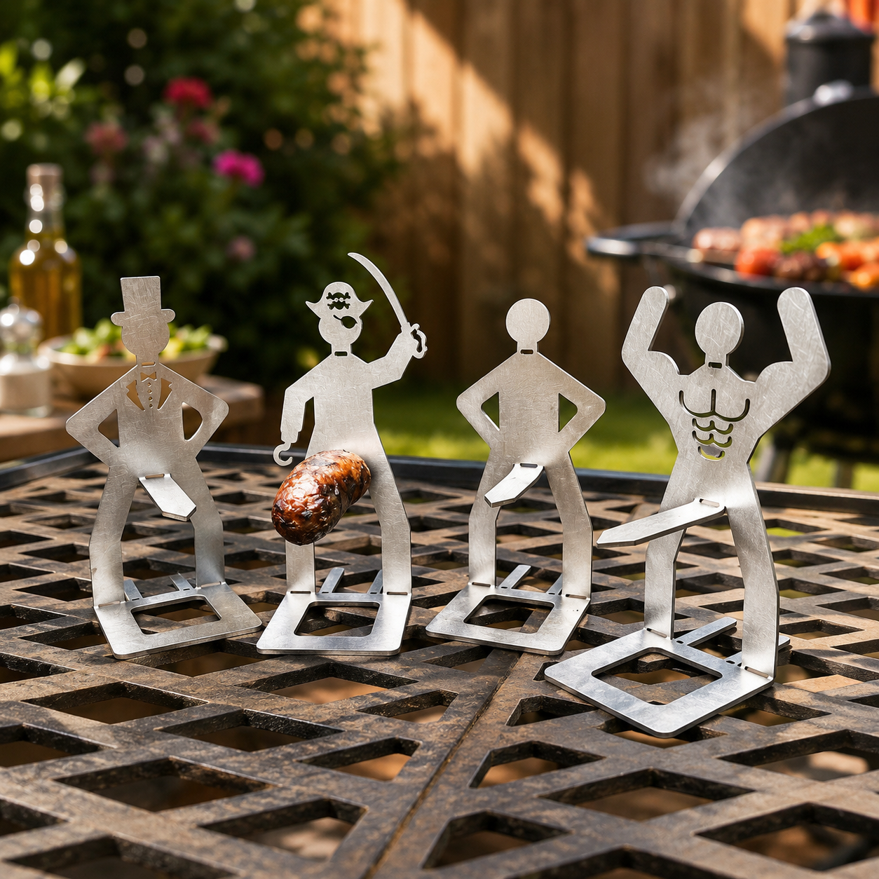 Nine™ 4PCS Character Sausage Holder Set