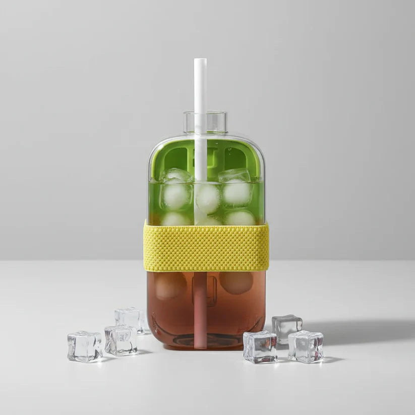 2-in-1 Ice Cube Bottle & Water Bottle