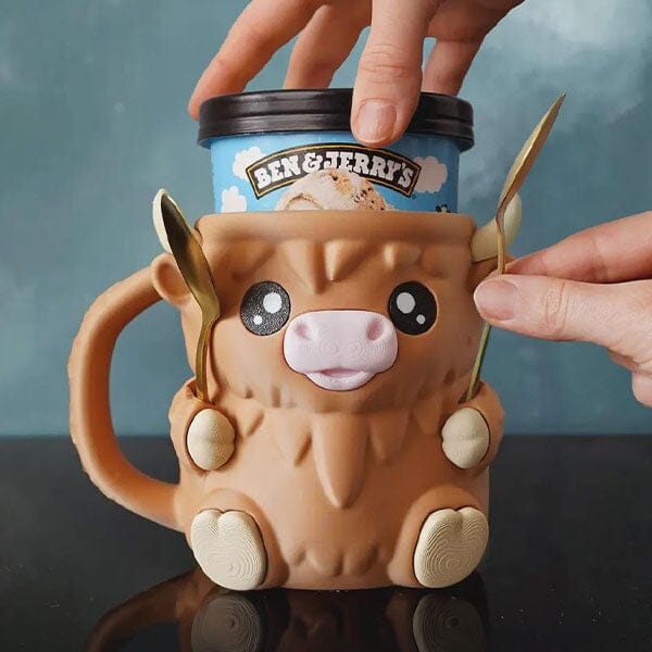 Cow Ice Cream Pint Holder