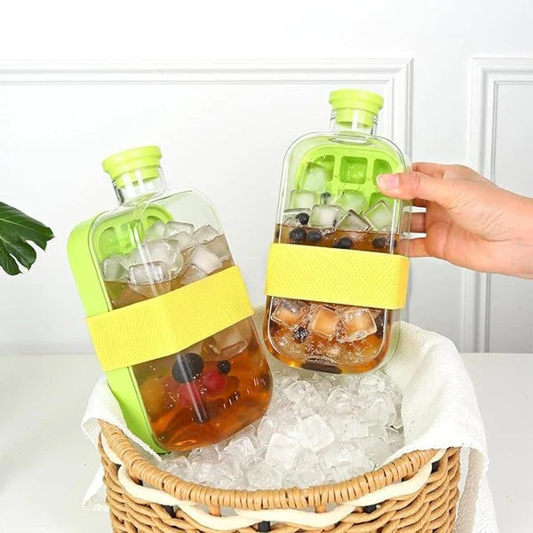 2-in-1 Ice Cube Bottle & Water Bottle